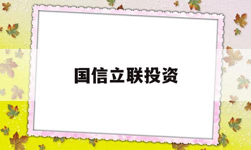 国信立联投资(中投信联深圳资产管理有限公司)