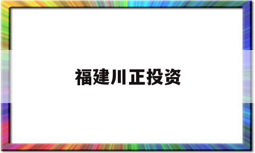 福建川正投资(福建正川电气有限公司)